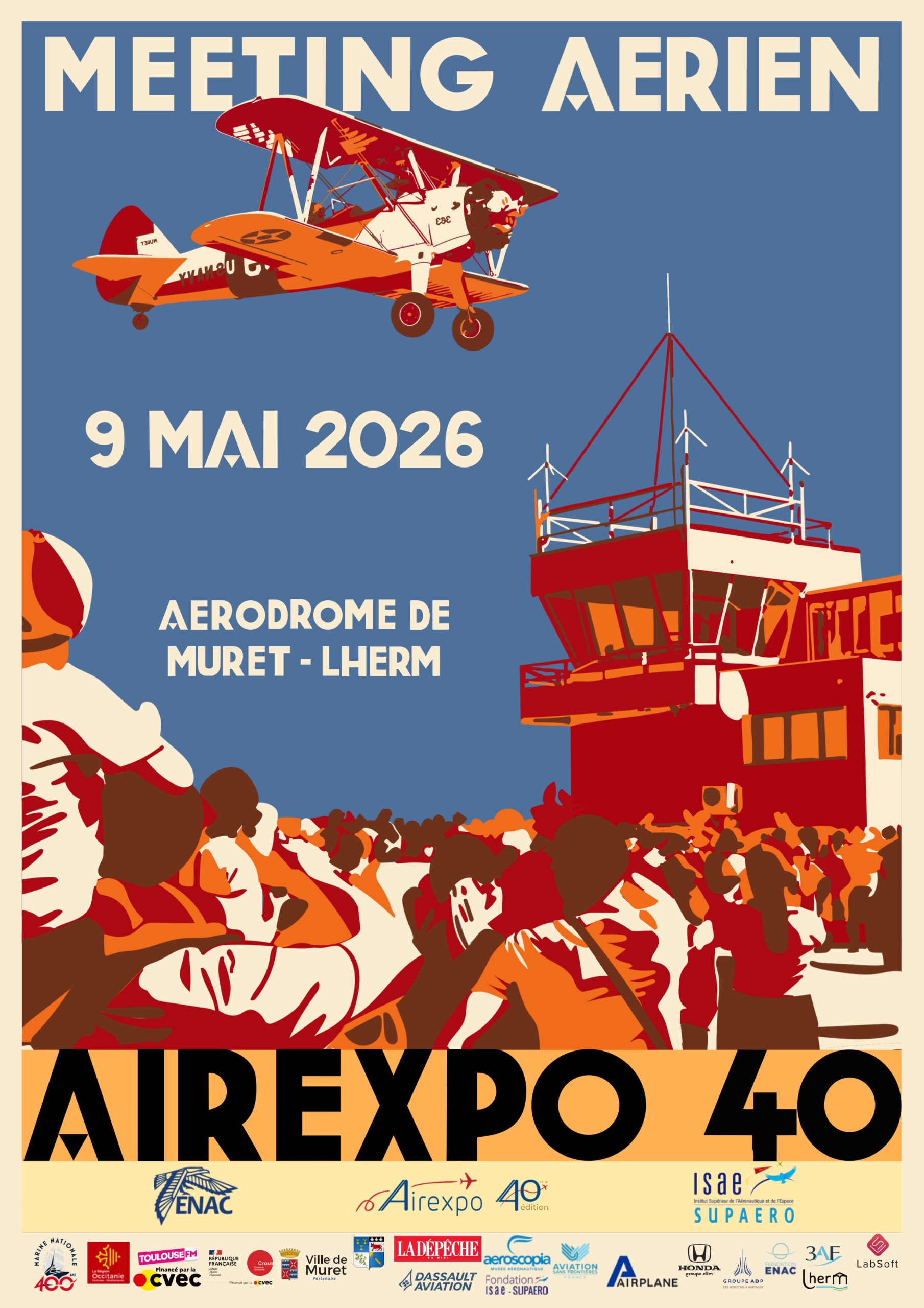 Affiche officielle AirExpo 2026
