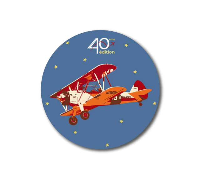Magnet rond Airexpo 40ème édition