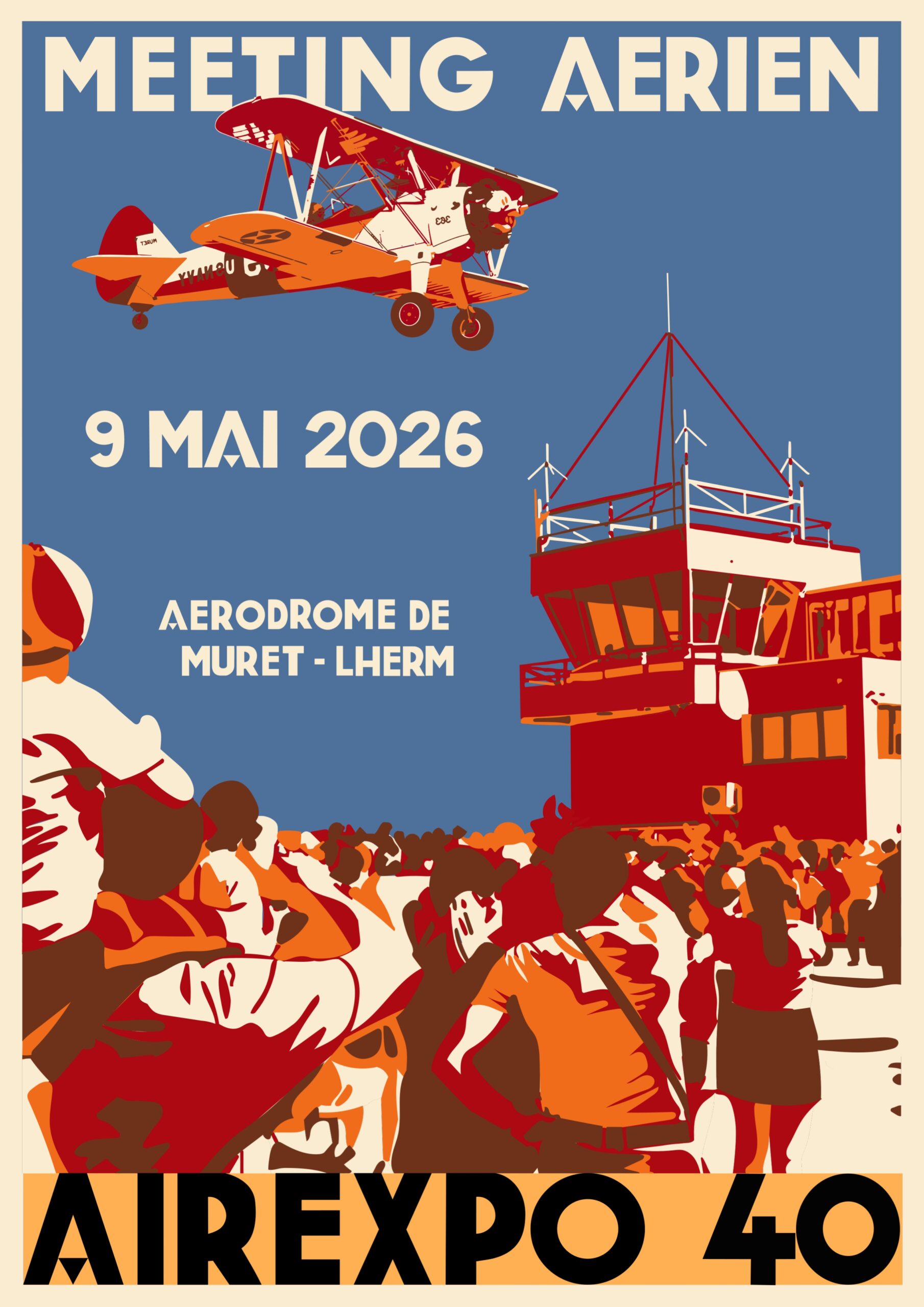 Affiche officielle AirExpo 40ème édition