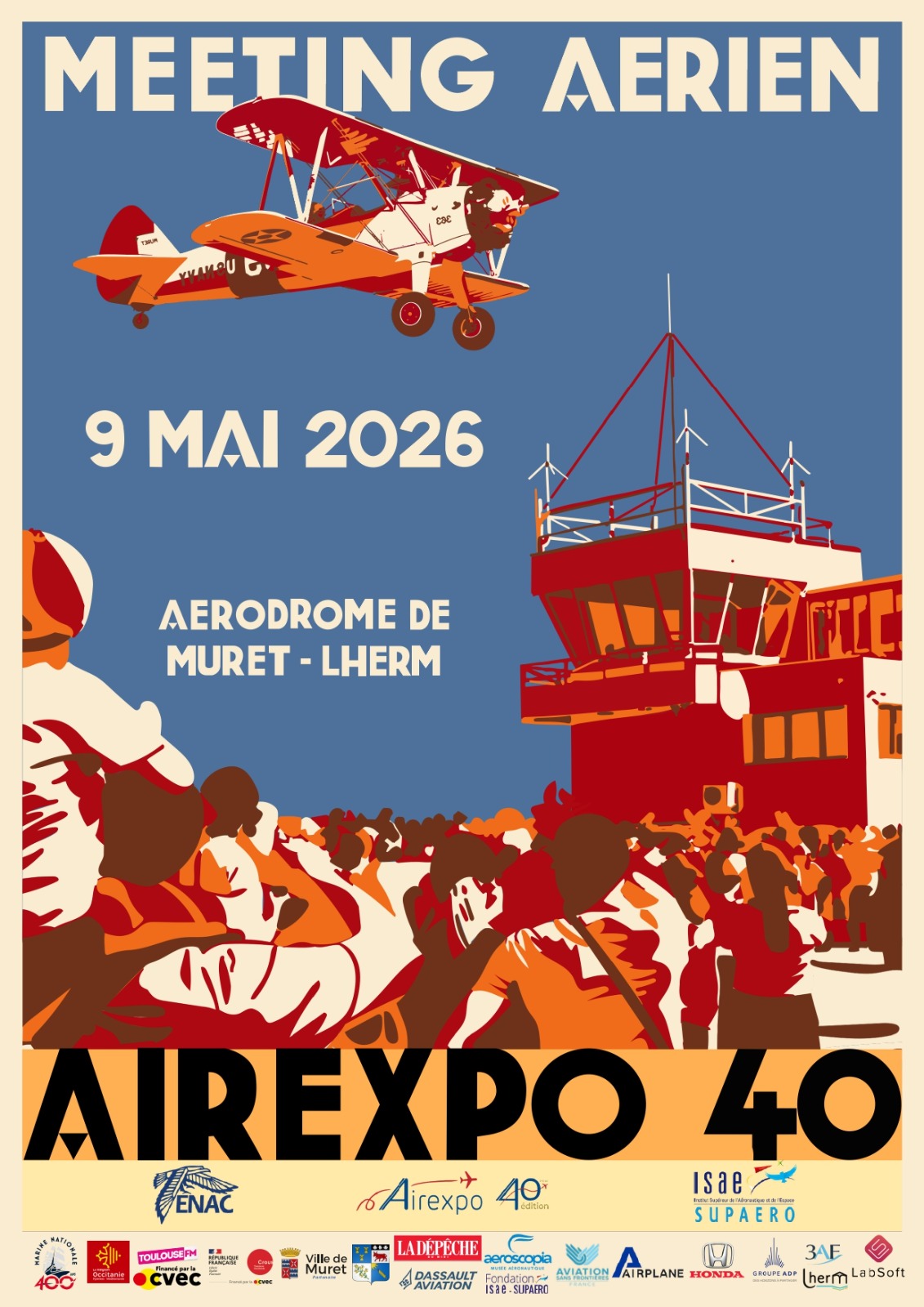Affiche officielle AirExpo 2026